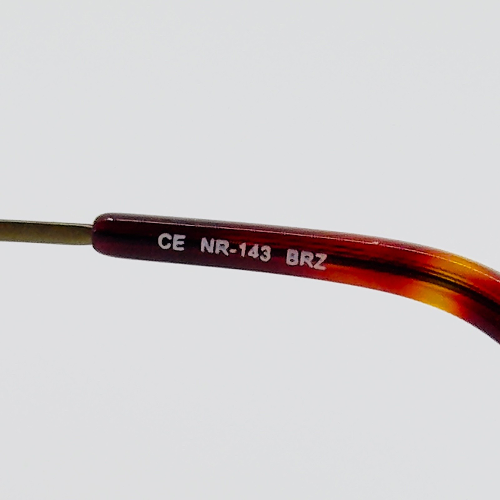 NEW NATURALLY RIMLESS NR-143 BRZ Bronze Rimless Eyeglasses N/A-20-135 B:N/A