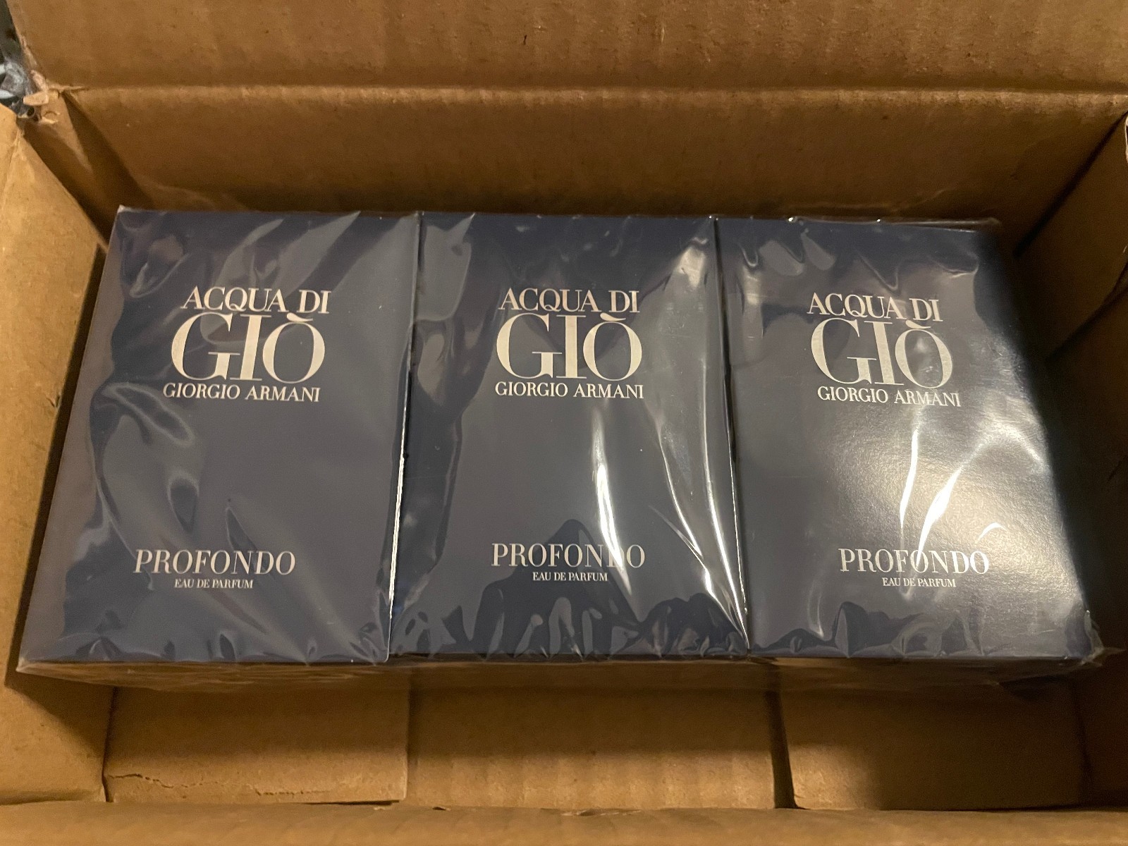 Giorgio Armani acqua di gio profondo eau de parfum – 12 Pack 1.2 mL Sample Vials