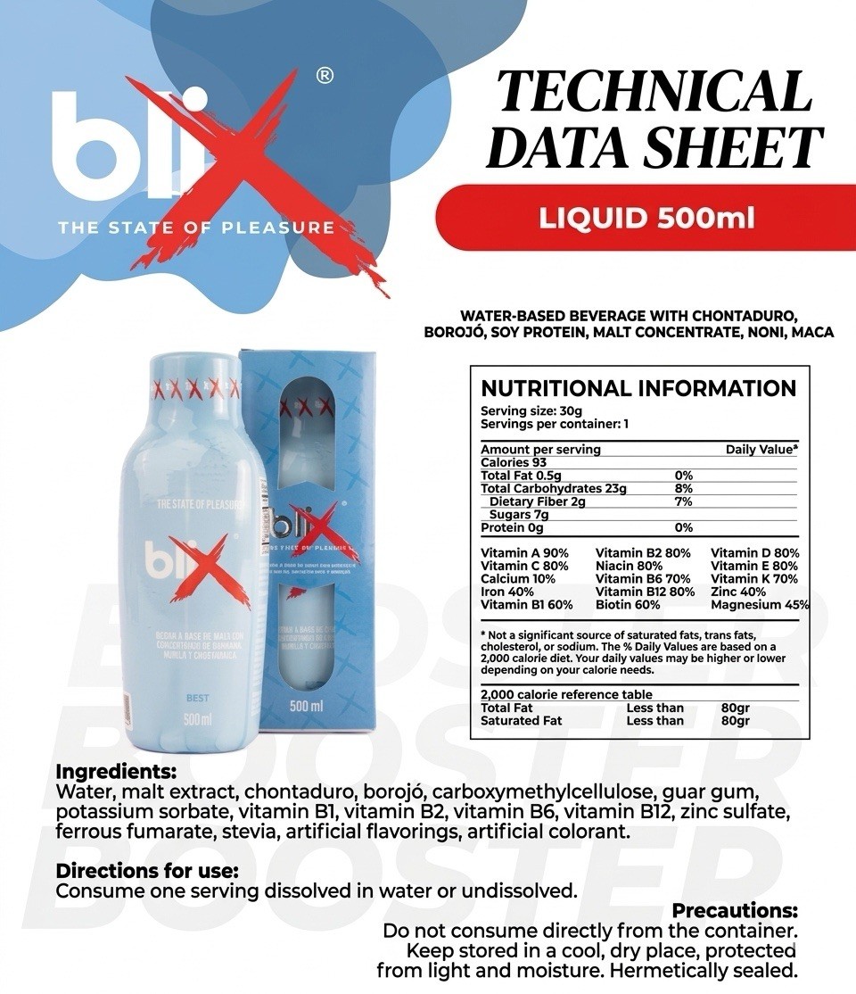 Blix Liquid – All Natural 500 Ml + Blix Anal Desensitizing Lubricant