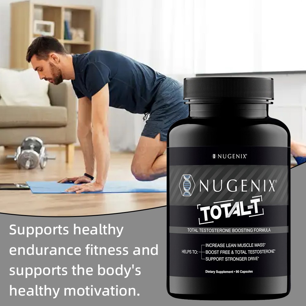 Nugenix Total-T Testosterone Booster 90 Capsules – Enhanced Endurance and Energy