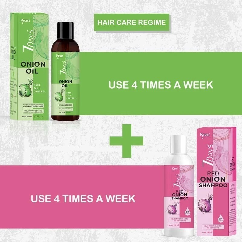 7 Days Black Seed Onion Hair Oil / Hair Fall Control & Hair Growth 100ml