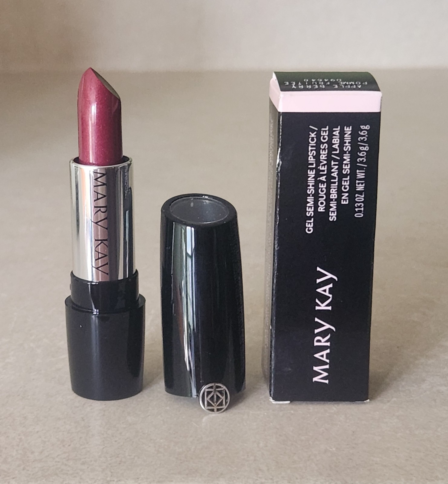 NEW Mary Kay Apple Berry Gel Semi-Shine Lipstick 0.13oz