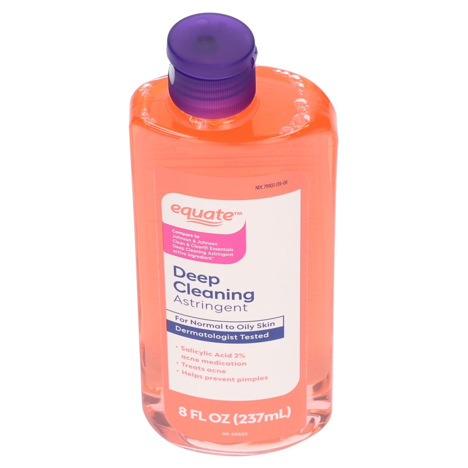 (3 pack) Equate Beauty Deep Cleaning Acne Care Facial Astringent, 8 fl oz