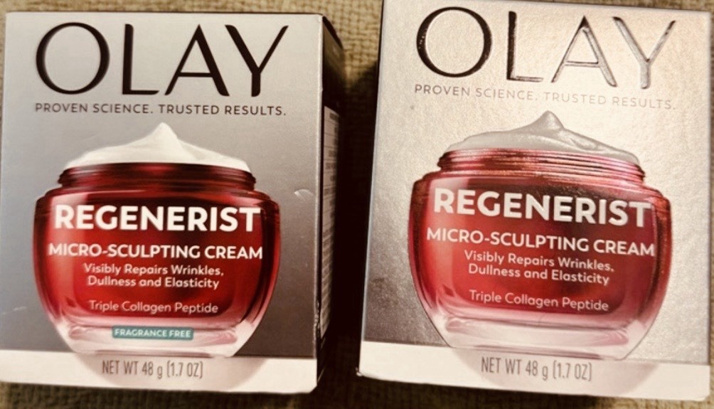 2 Olay Regenerist Anti-Aging Face Cream Firming Moisturizer Triple Collagen 1.7
