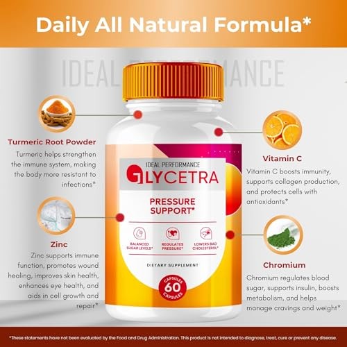 Glycetra General Wellness Supplement – 180 Capsules (3 Pack)