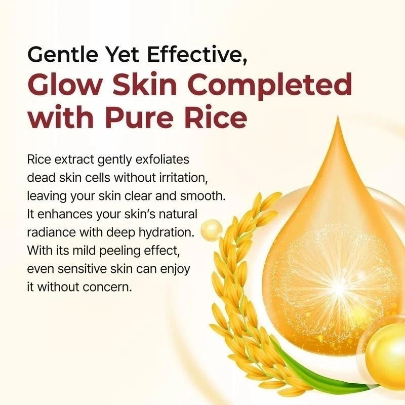 Dr.Melaxin Black & White Rice Peel Shot Ampoule, Gentle Acid Exfoliating Duo