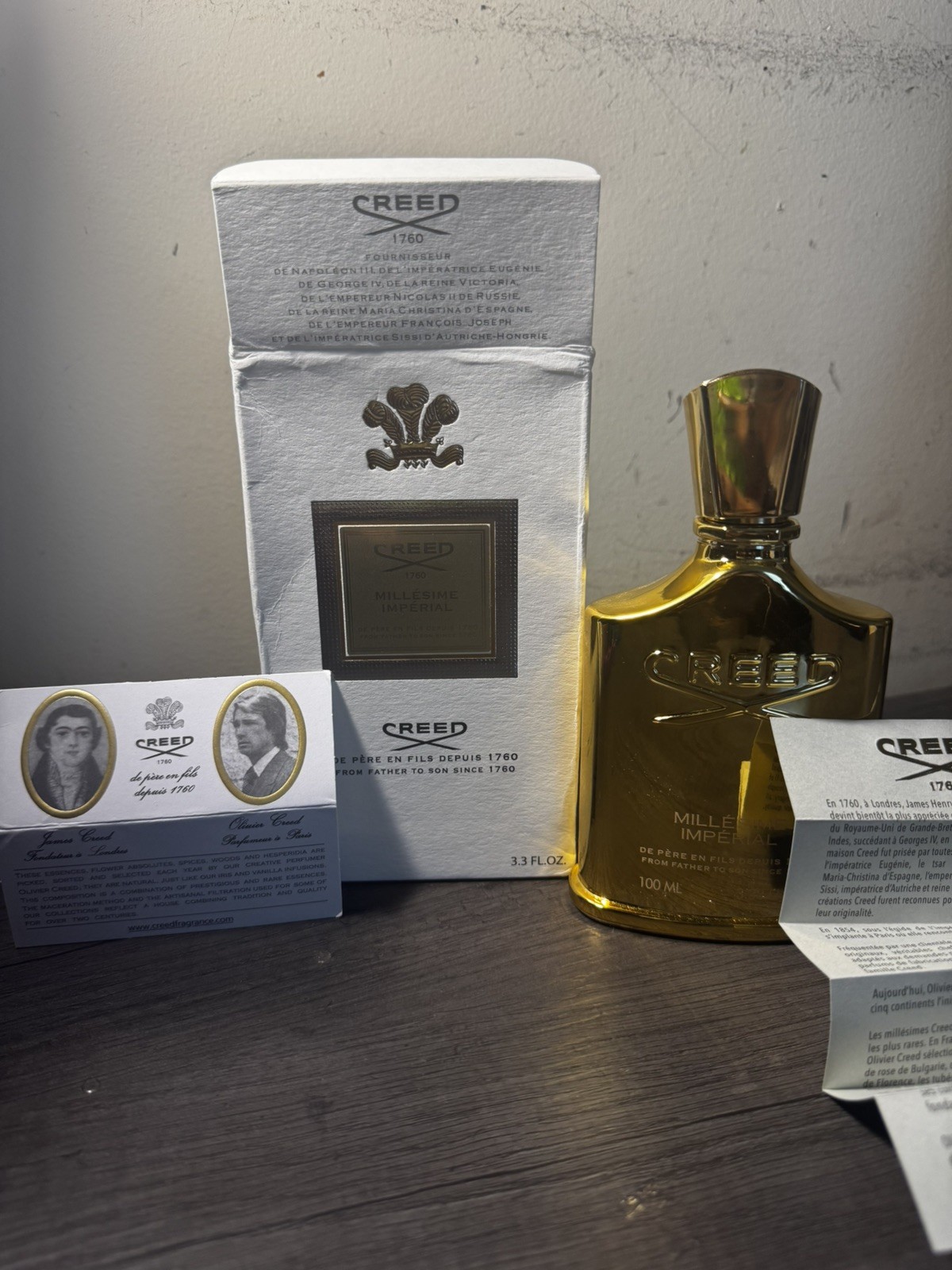 Creed Millesime Imperial by Creed EDP Men 3.3 100 ml oz New Tester