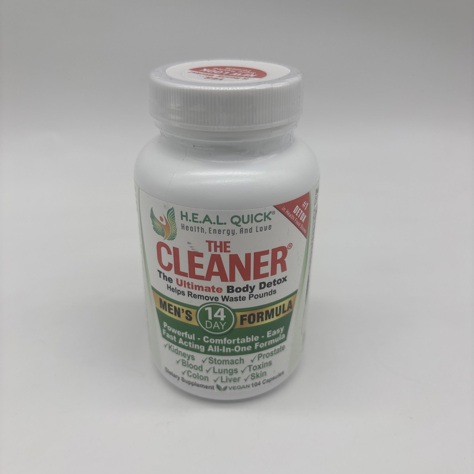 CENTURY SYSTEMS THE CLEANER DETOX Men’s 14 Day Formula 104 Capsules 26 Servings