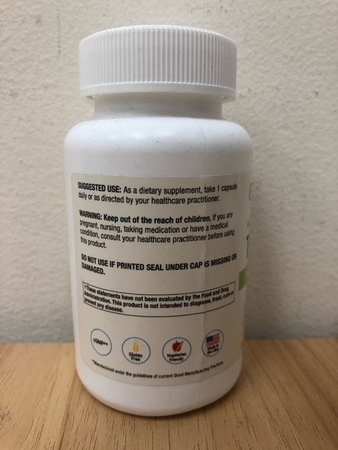 Puregen Labs Taurine 1000mg 120 Vegetarian Capsules Non-GMO, NO Gluten and Dairy