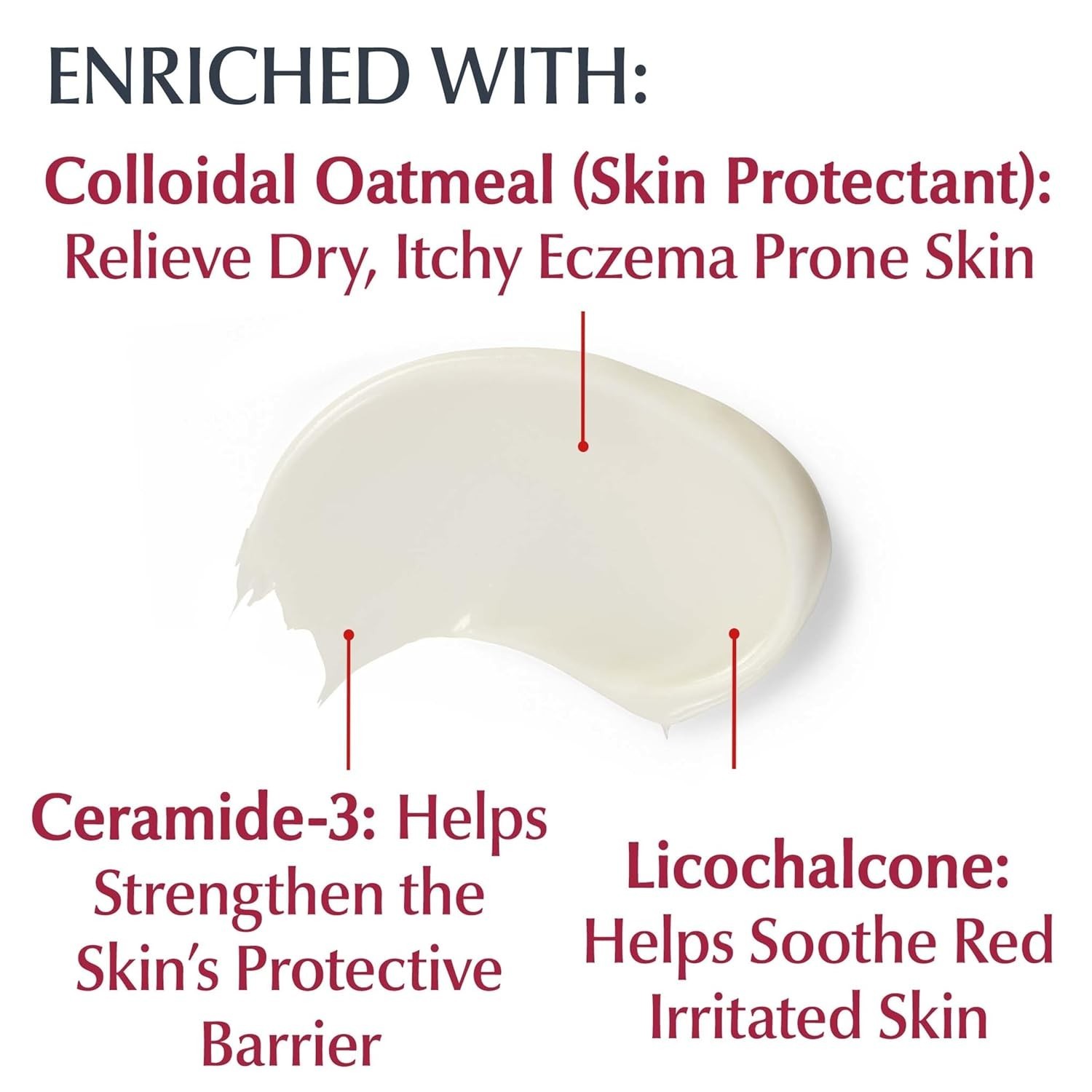 Eucerin Eczema Relief Body Cream for Dry Skin, VALUE SIZE, 14 oz/369g, 06/26++
