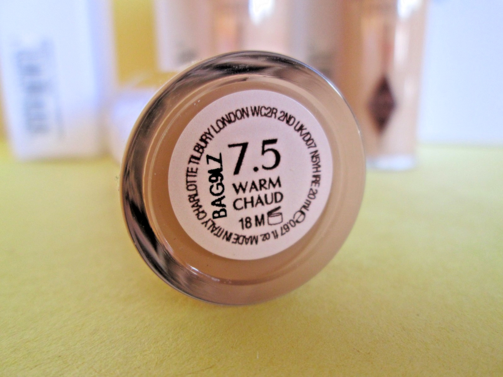 3 SET 7.5 WARM AIRBRUSH FLAWLESS FOUNDATION CHARLOTTE TILBURY 20ML 0.67OZ EACH