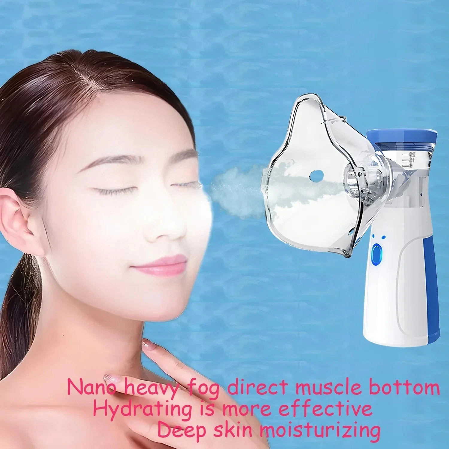 Mini Humiifier Facial Steamer Device Beauty Spray Hydrating Apparatus Cold