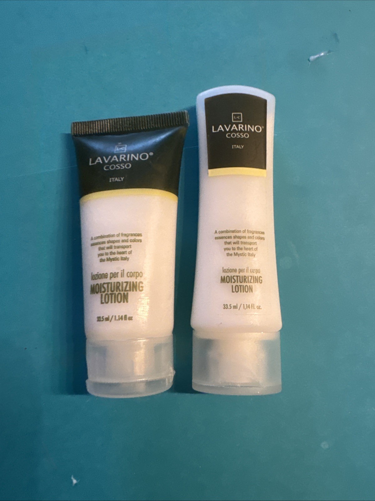 Lavarino Cosso Moisturizing Lotion 1.14 oz Travel Size Lot 2