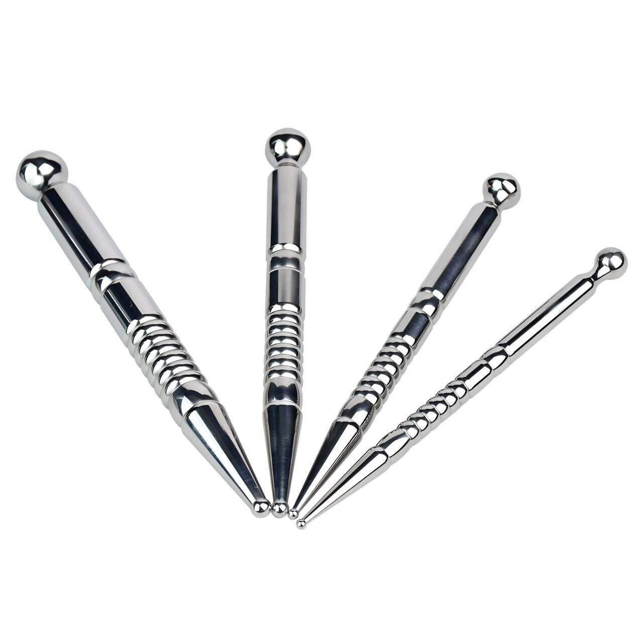 2024 Male Stainless Steel Penis Plug Urethral Sounding Dilator Penis Stretcher