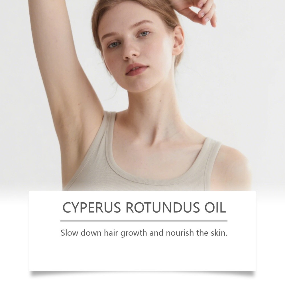 Cyperus Rotundus Oil For Hair Removal Reducing Body Hair Growth 2 Fl Oz/60 ml