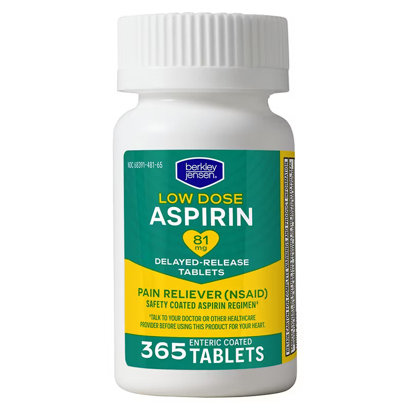 Low Dose Aspirin 81 mg 730 Tablets Coated Compare to Bayer Exp: 2028