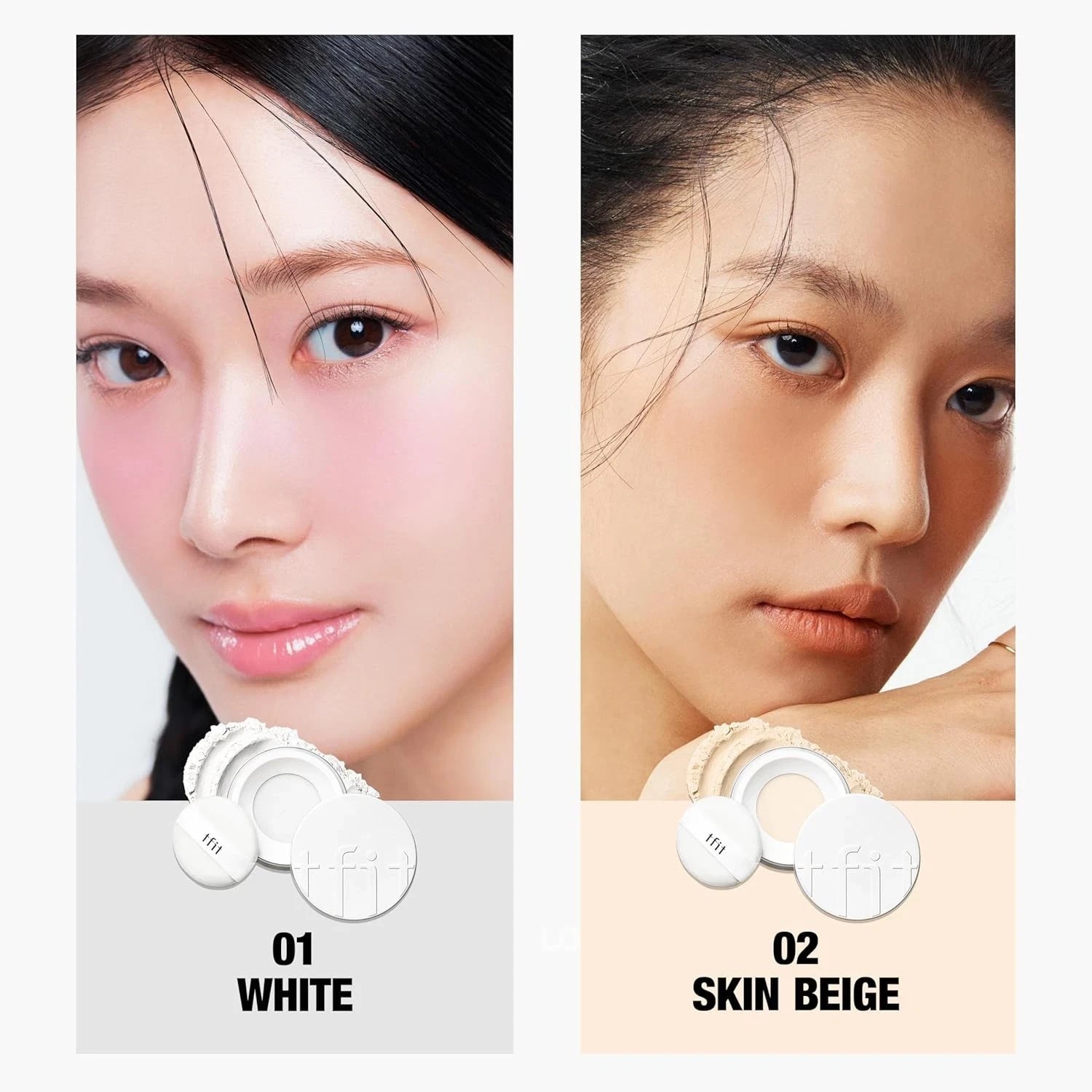 TFIT Translucent Set Finishing Powder – Face Loose Powder (01 White, 0.24 Oz.)