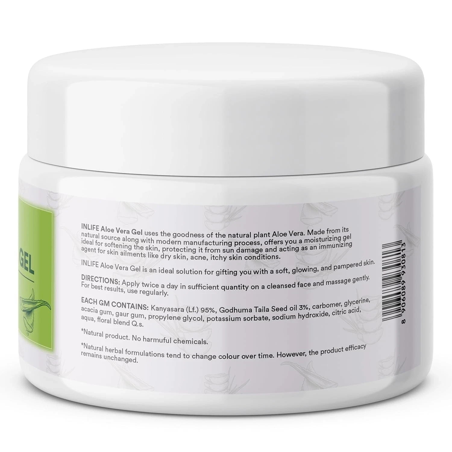 INLIFE Aloe Vera Gel for Face & Hair – 100g