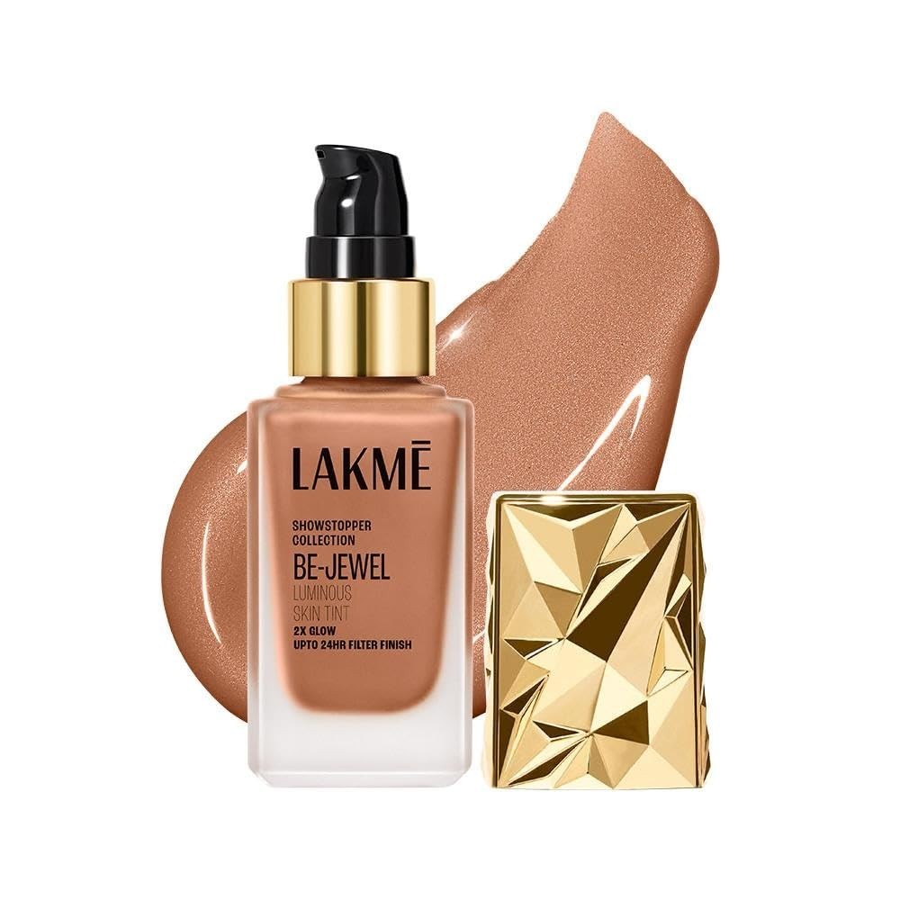 LAKME Be-Jewel Luminous Skin Tint, 25ml, for Radiant, for Women-Neutral Honey