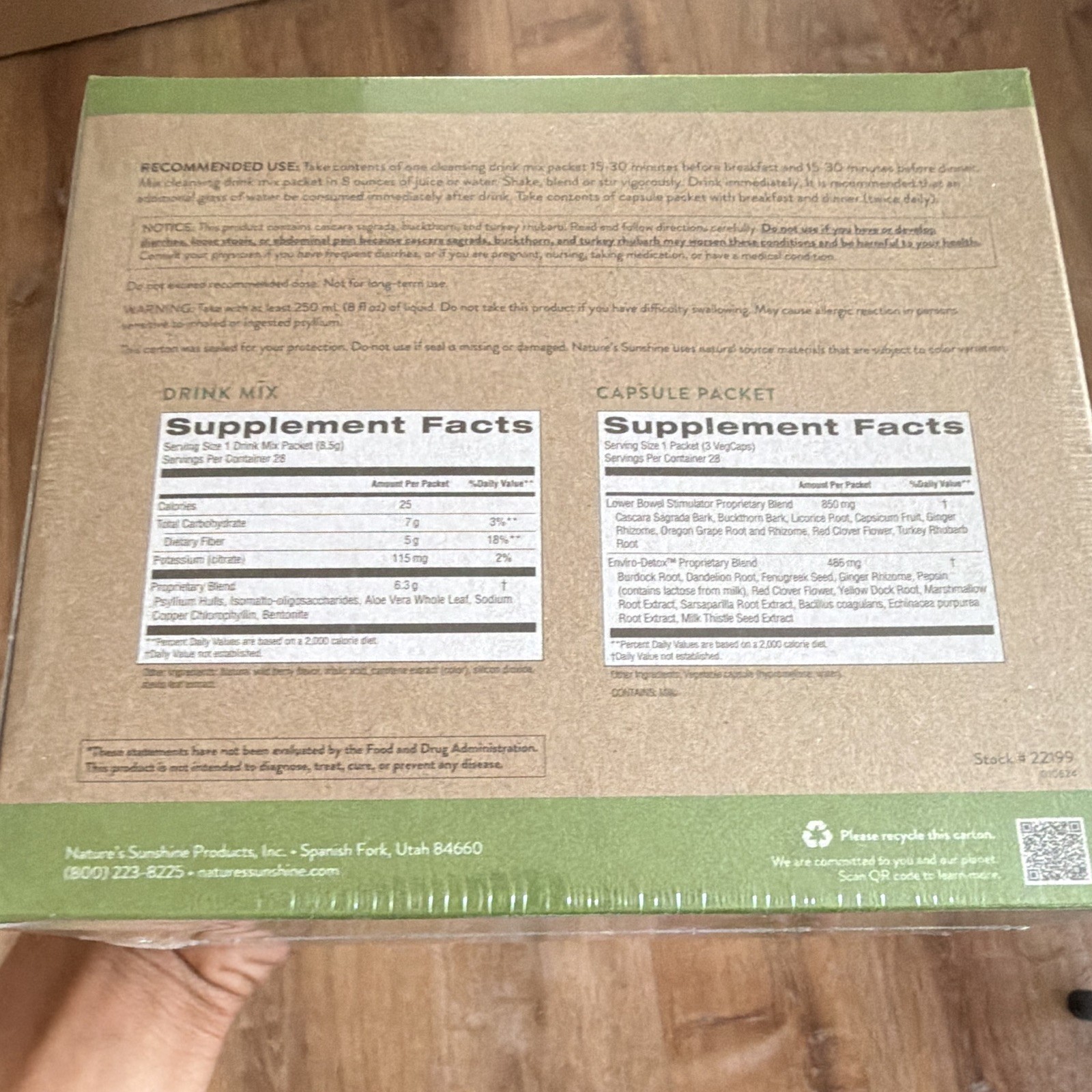Nature’s Sunshine CleanStart 14-Day Detox & Cleansing Program, Wild Berry Vegan