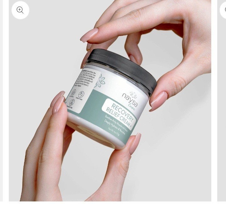 Naysa Luxe Recovery Relief Cream+ Pain Relief for Muscle & Joint Pain 4 oz