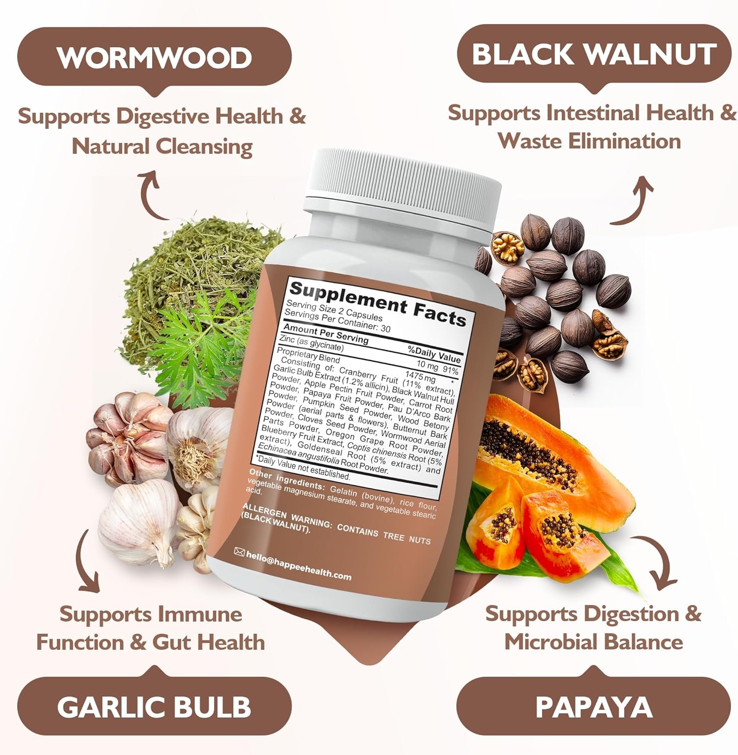 ParaComplex Intestinal Guard for Humans – para Purge Herbal Cleanse for G