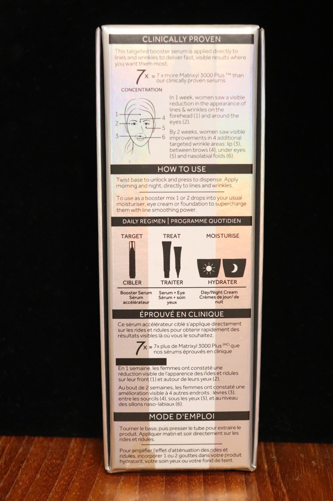 NEW No7 Laboratories Line Correcting Booster Serum For Deep Lines & Wrinkles