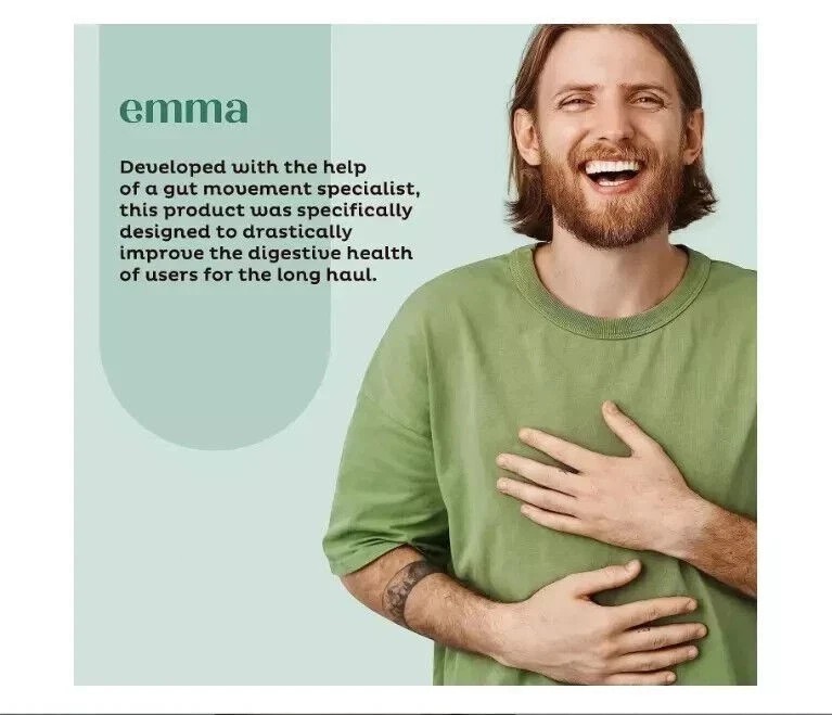 3 Pack Emma Gut Health Supplement 180 Capsules for Bloating Relief & Leaky Gut++