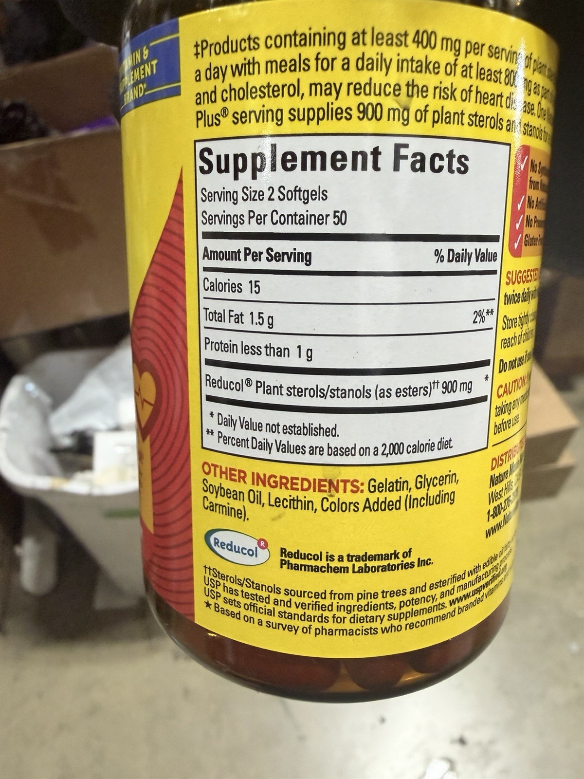 Nature Made CholestOff Plus Plant Sterols 100 Softgels New Sealed Exp 01/2027
