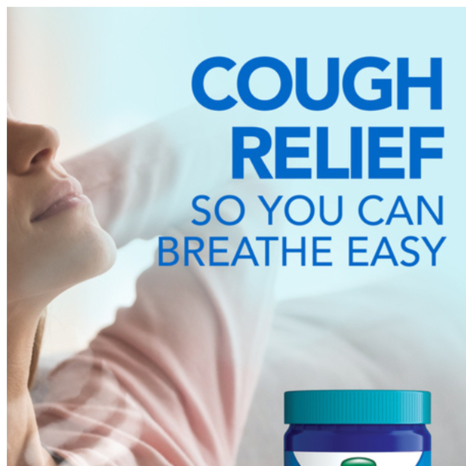 Vicks VapoRub Vaporize blocked nose Relieves cough Cold Nasal headache 50ml 4-pk