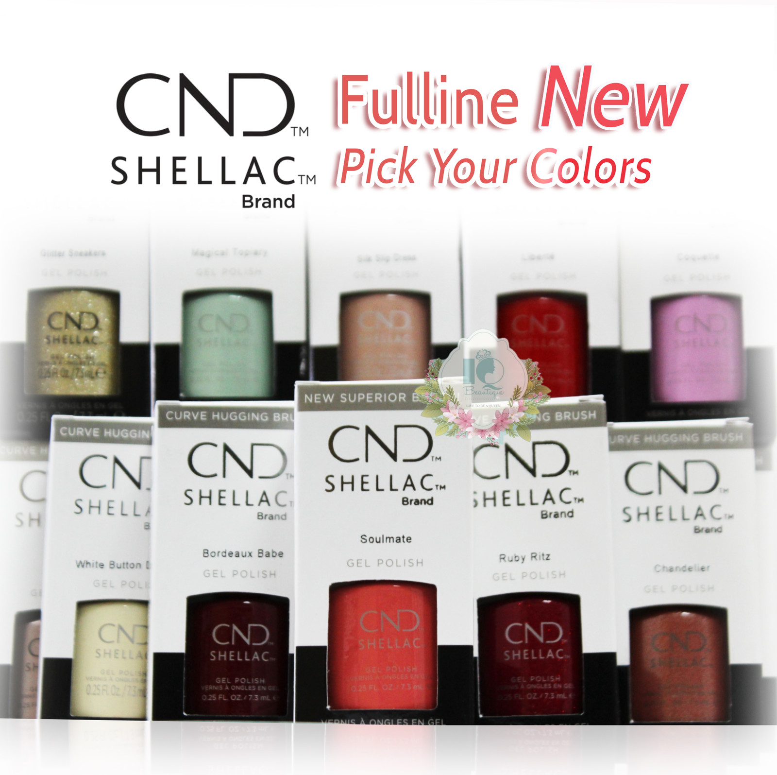 CND Shellac UV Gel Polish 0.25 oz – Fulline Part 1 *Pick Any*