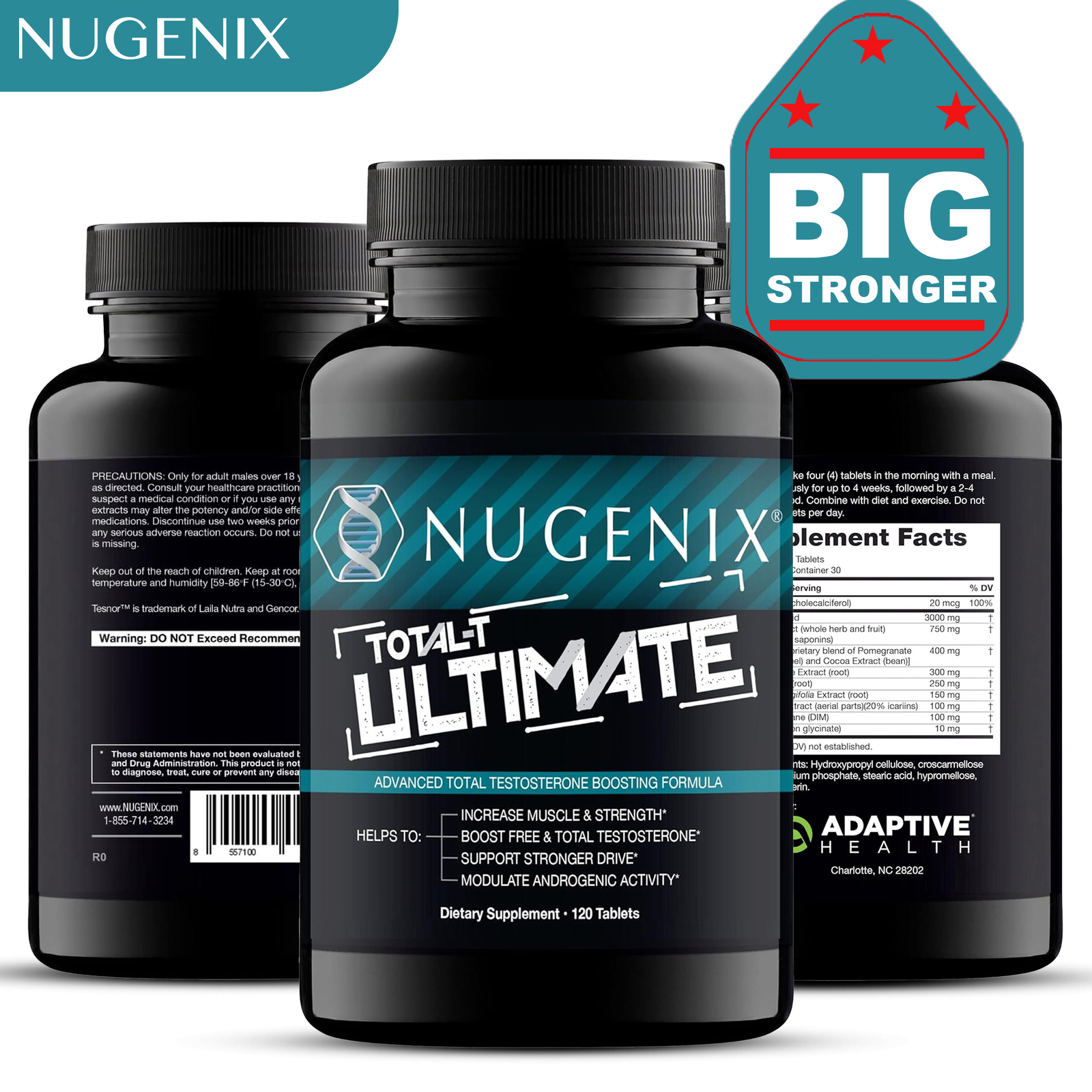 Nugenix Total-T Ultimate – Advanced Total Testosterone Booster, Muscle Health