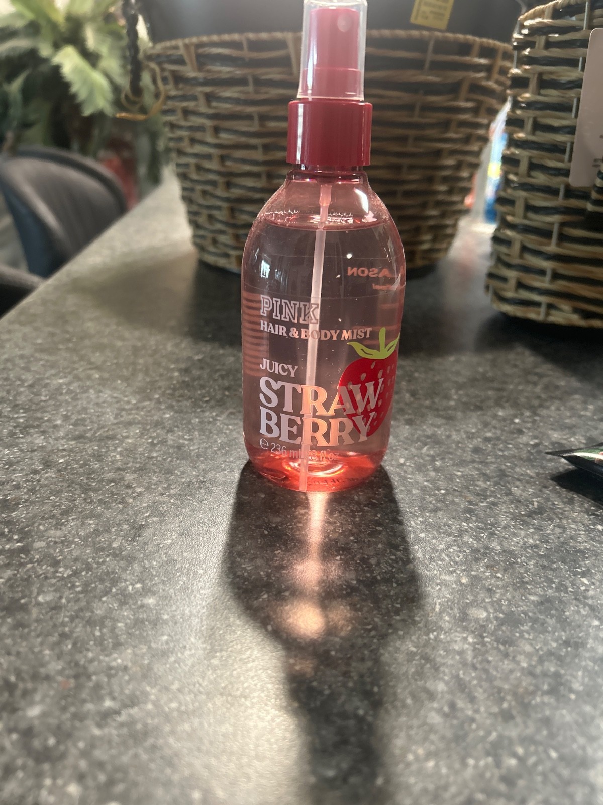 victoria secret strawberry spray, body and hair