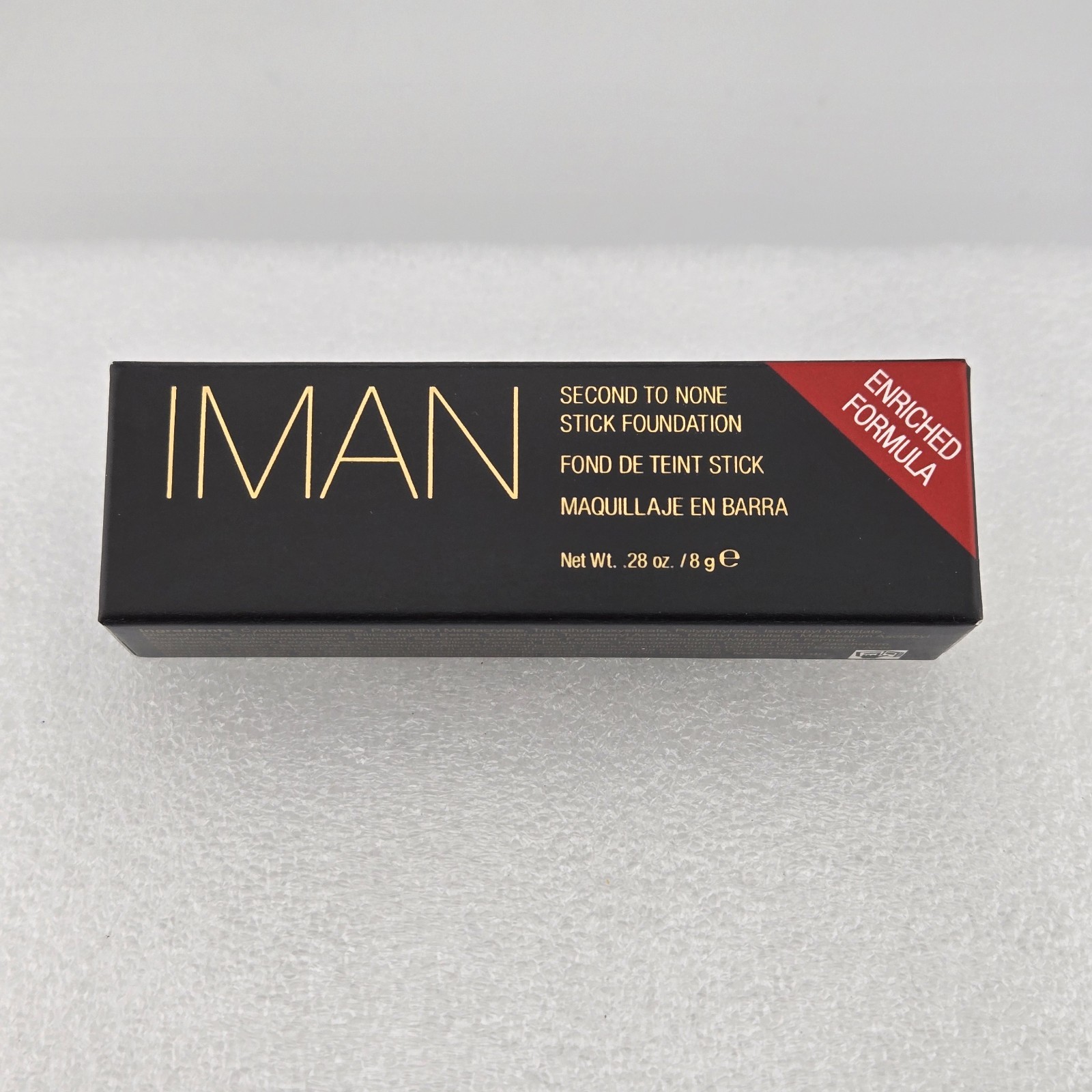 IMAN Second to None Stick Foundation SAND 3 Full Coverage Oil-Free Matte .28oz