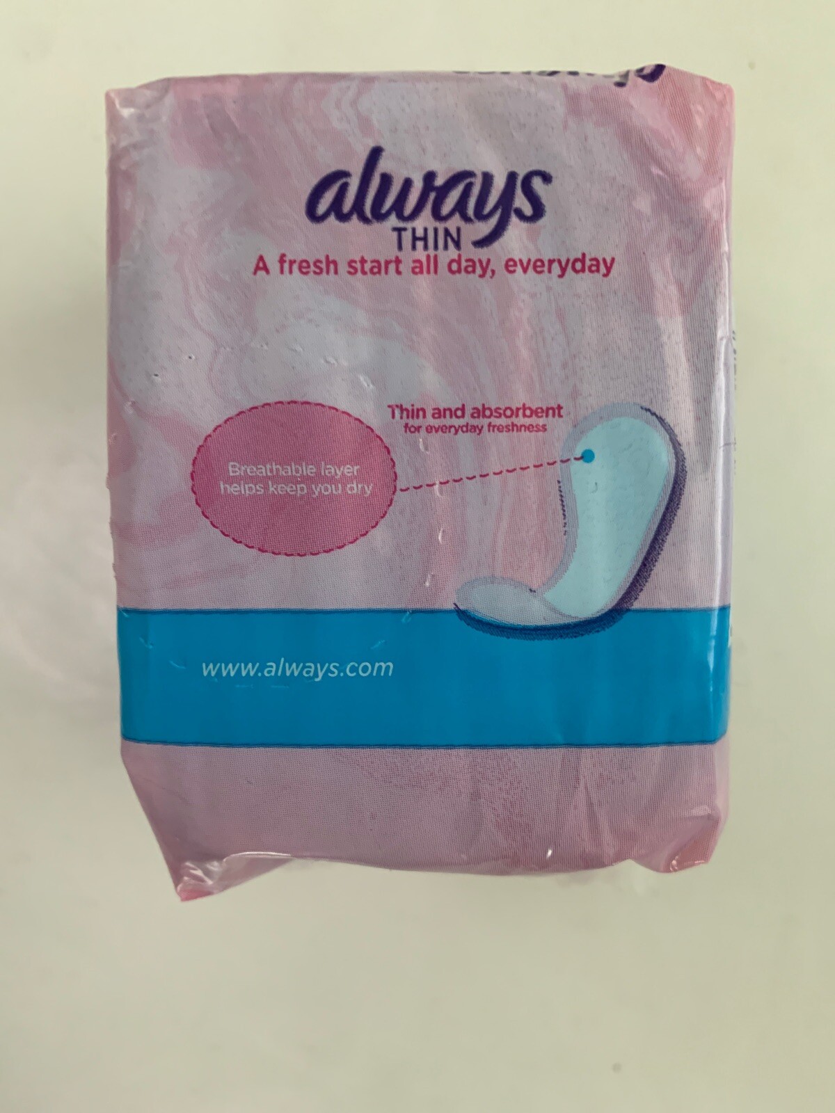 Always Thin Fresh Daily Liners Clean Scent 20 Count Clean Scent NEW NIP