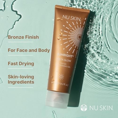 2 Pack Nuskin Sunright INSTA GLOW Self-Tanning Gel 4.2fl.oz NEW + Free Shipping