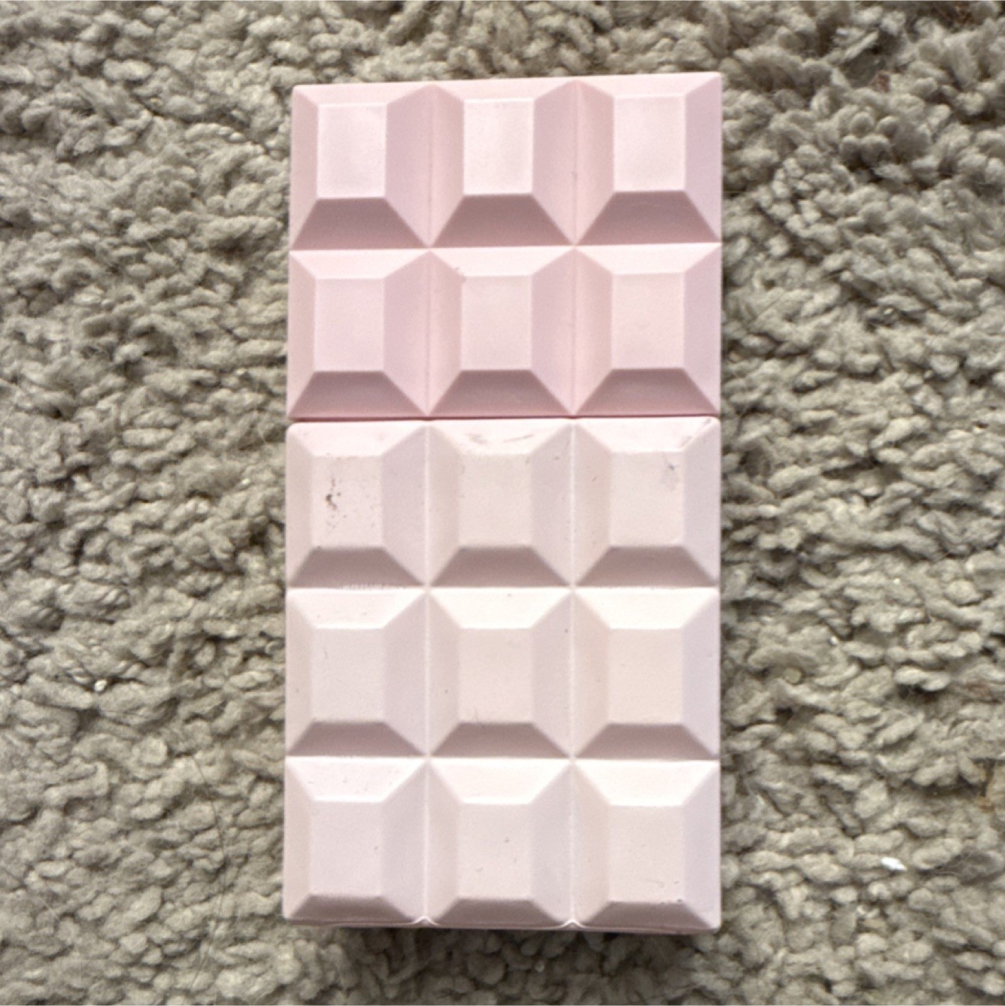 Pink & White Rectangular Fragrance Bottle and Storage Case Holder
