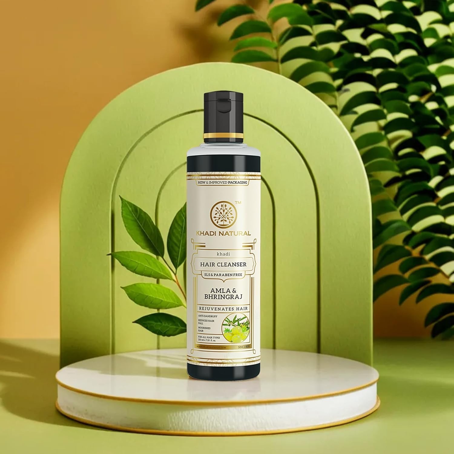Khadi Natural Amla & Bhringraj Hair Cleanser- Sls & Paraben Free – 210ml