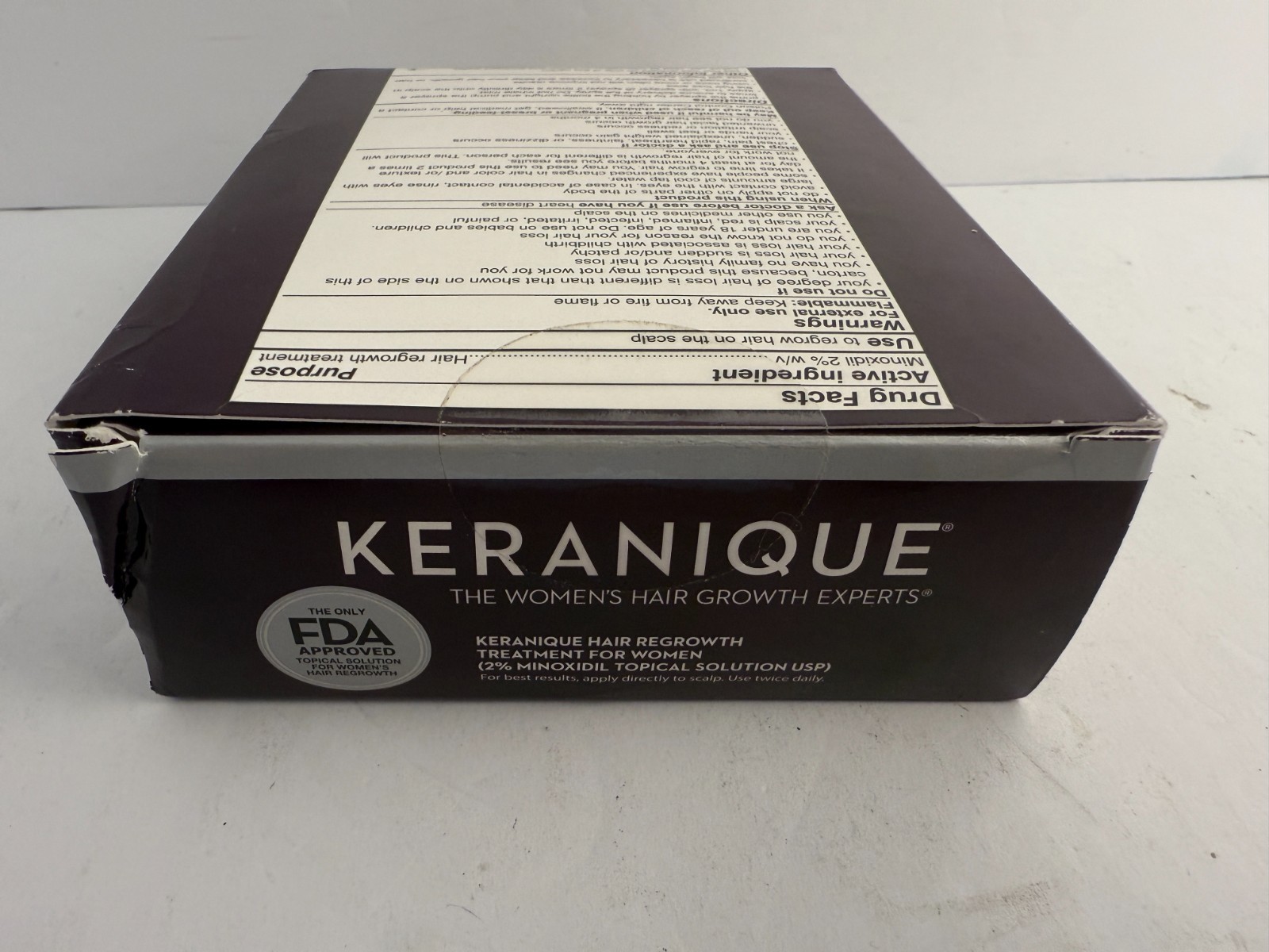 Keranique Women Hair Regrowth Treatment 2% Minoxidil – 3 Month Supply – 01/2025