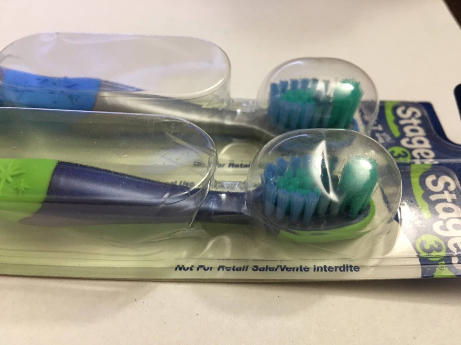 2X Oral-B Toothbrush Stages 3 Soft Cars Kids 5-7 Years Cars Mcqueen