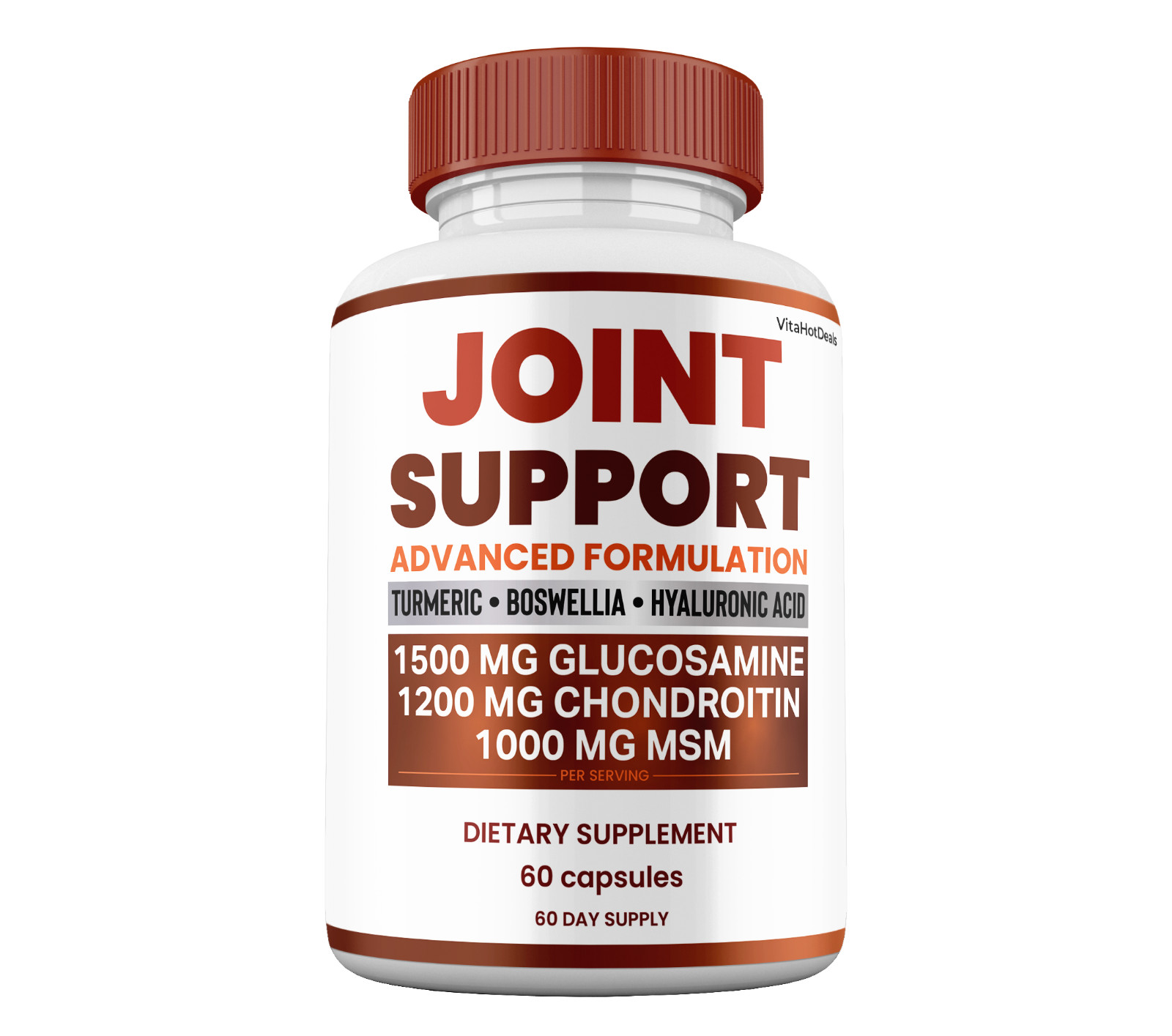 Joint Support Capsules, Max Strength, Joint Support Supplement (2 pack)