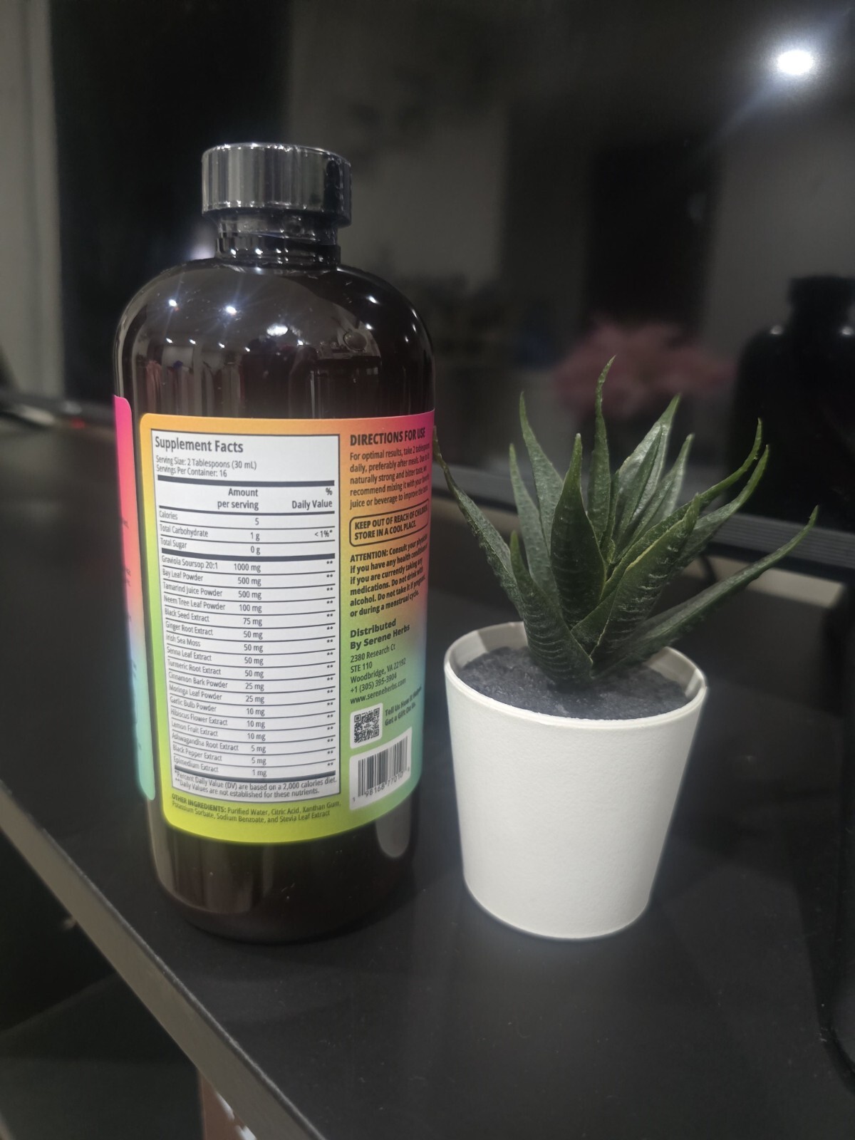 Soursop Bitters Exotic Liquid Digestive Support & Immune Health 16oz free shipp