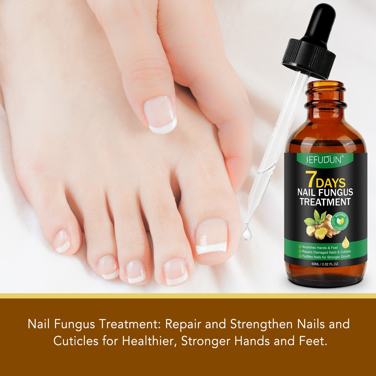 7 Days Nail Fungus Treatment – Extra Strength Repair for Nails & Cuticles 60ML