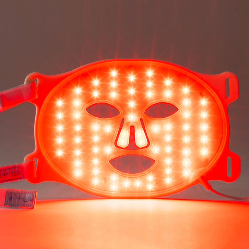 NEW Omnilux Contour Face LED Red Light Therapy Mask Reduce Lines Wrinkles Womens