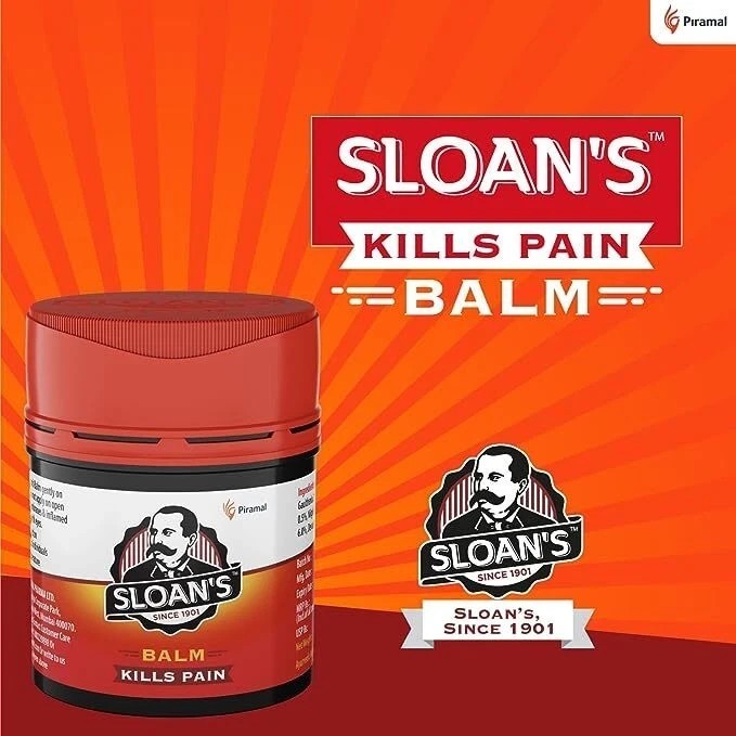 Sloan’s Balm | Kills Severe Pain | 20gm Power of Ayurveda with 5 Herbal Oils