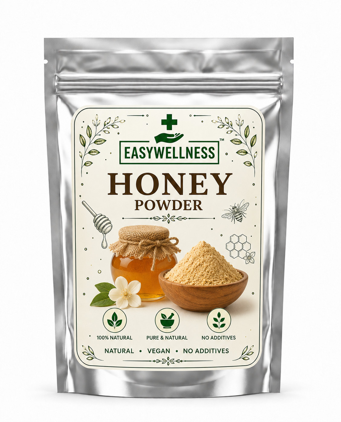 Pure Honey Powder Natural Sweetener Fine Mix Drink Baking Smoothie 100% Pure
