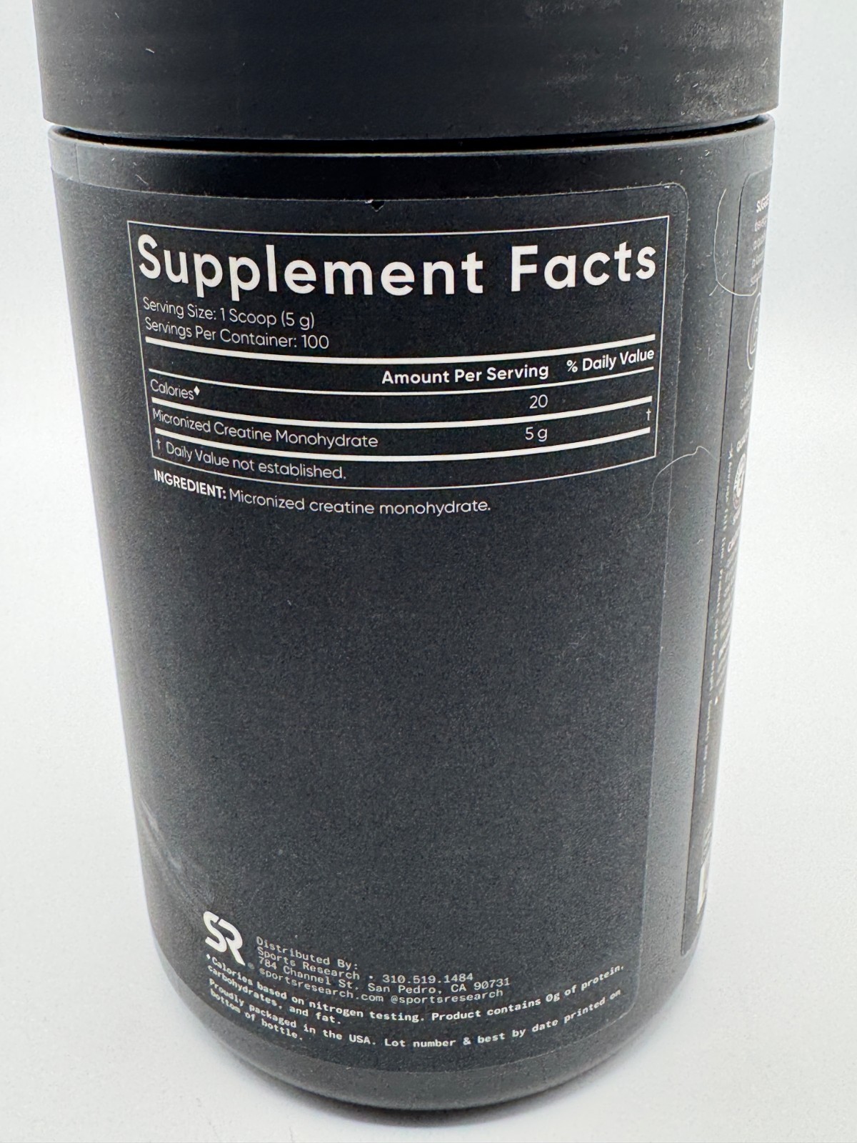 Creatine Monohydrate Unflavored Micronized 500g 100 Servings EXP: 11/2028