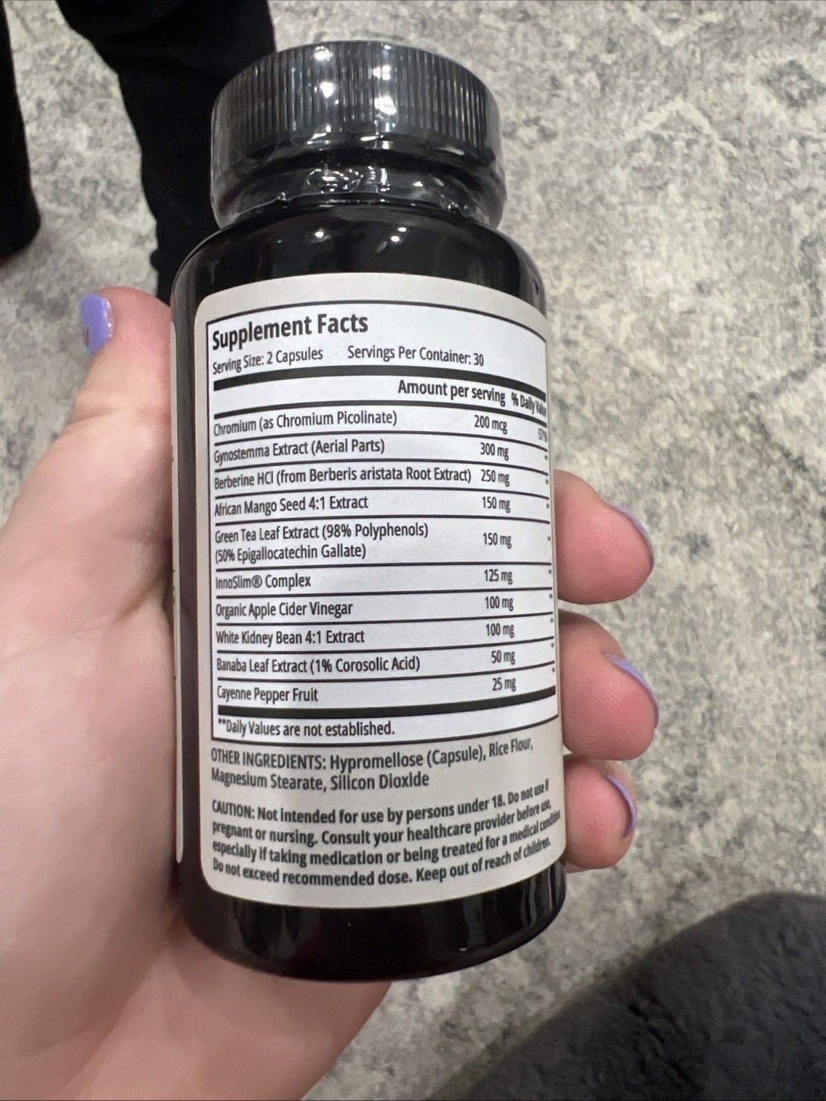 Serene Herbs Metabolic Reset African Mango Capsules for Energy and Digestive