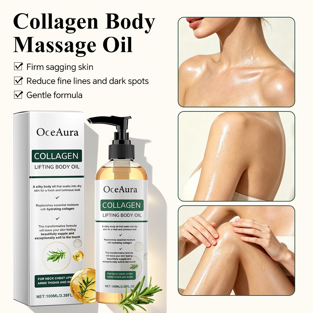 100ml Collagen Lifting Body Oil Firming Anti Aging Wrinkles Scars & Stretch Mark