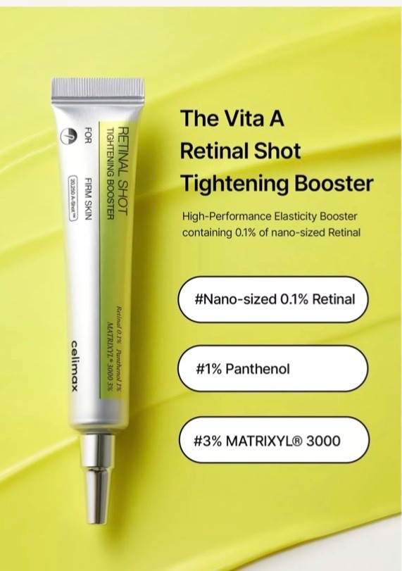 Korean -Retinol Vitamin C Hydrating Shot Tightening Booster Face Cream Eye serum